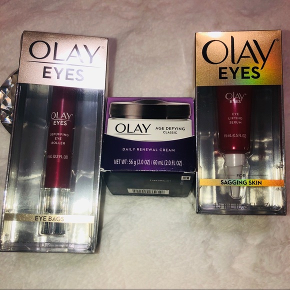 OLAY eyes and age defying cream